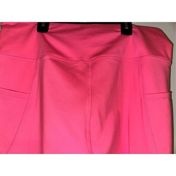 Barbie Pink Cabana by Crown & Ivy  workout leggings NWT women’s size XL - Picture 3 of 5